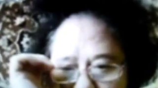 Old Russian Lady on Webcam! Amateur Video!