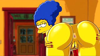 Simpson characters enjoy sexual and kinky perversions in this cartoon parody