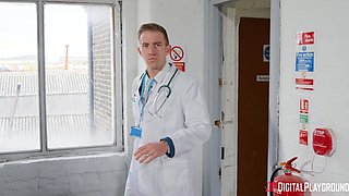 Danny D's Wild Hospital Passion with Slim Seductress