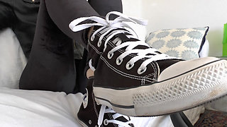 Vacuum Dusty Sneakers and Then Cum on Them! POV, JOI, Lady Victoria Valente