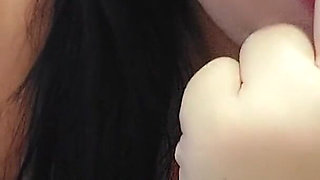 Sucking Cock and Asking to Cum in Her Mouth