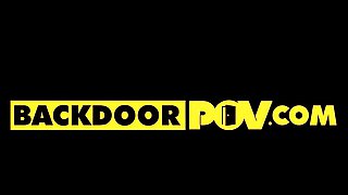 Foursome Frenzy: Anal Delight with Three Brunettes in POV