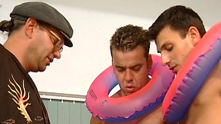 Cute German Teen Gets Fucked by Three Horny Dudes