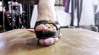 Dirty Priest Femdom Store - Full weight cock trampling and