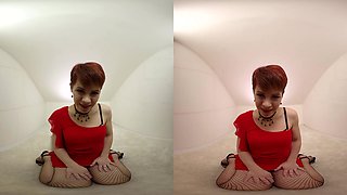 Sasha Zima Hammers Her Pussy - Petite Teen Toying