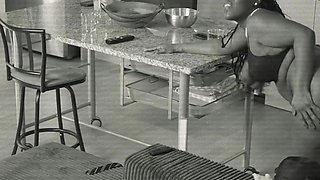 Caught Auntie Fuckin on the Security Cameras