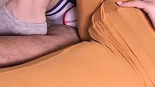 Stepdaughter Comes to Bed Near Stepfather and Gets Creampied