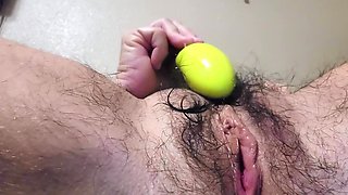 Granny Masturbates Her Extreme Hairy Pussy