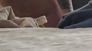 Stepmom naked in stepson room try new dress