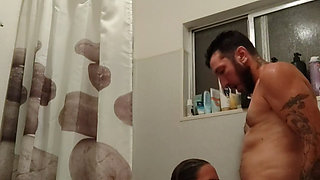 Fun in the Shower with Handel's big member