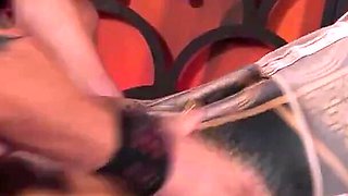 Tattooed Horny Women with Small Tits Fuck It Good Again and Show the Man What He Wants