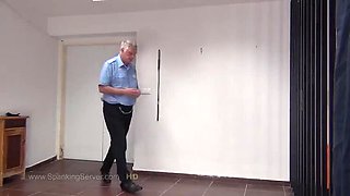 Victoria Puppy Dominates Prisoner with Big Tits and Big Ass Whipping Punishment