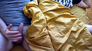 I Share a Bed with My Stepsister and Hear the Sounds of Sex Through the Wall. We Can't Sleep and Fucking Until I Creampie Her