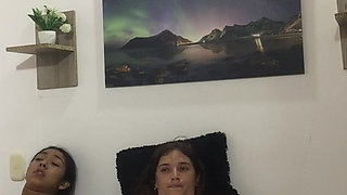 I masturbate my pussy passionately until I orgasm.