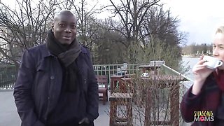 Goddess's interracial video by Shagging Moms