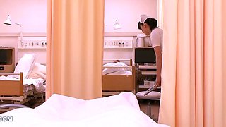 Asian schoolgirl enjoy group sex