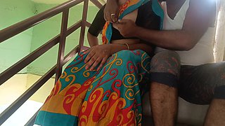 Chennai Cheating Wife Enjoying Doggy Style Fucking in Balcony
