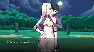 Sultry anime babe Hinata in steamy cartoon sex scenes