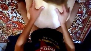 Russian Amateur Threesome at Home - 010