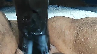 BBW Sexy Wet Hairy Pussy Gets Fucked by Sex Machine and Sucks Clit. Super Wet Orgasm!