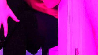 Sexy Business Woman with Boss in Office Restroom for Ripping off Nylon Sex