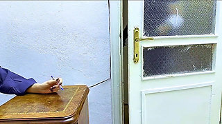 Hot Sex with a Veiled Nurse in the Clinic