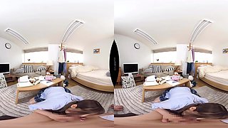 Reira Hazuki in Under the Sheets with a Naughty Tattoo-covered Schoolgirl - SodCreate