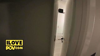 Sexy Brunette Ghomestory Takes Your Cumshot