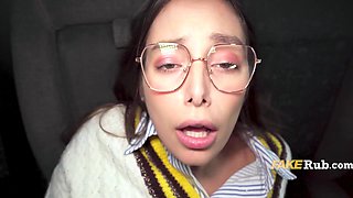 Most Beautiful Italian Chick Simps Over The Fake Cabbie Man
