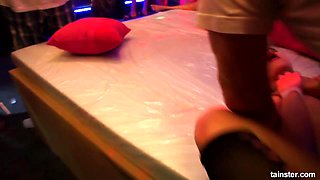Skinny MILF Hard Fuck Scene in the Club