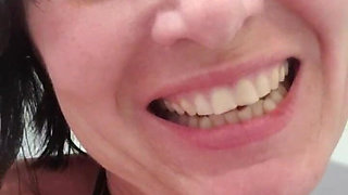 MILF Has Deep Orgasm at Public Camping Shower