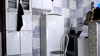 Visited my crony's house to give my fat ass, and found the