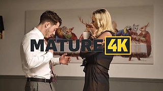 Mature4k. Big Tits mature likes coffee and my dong