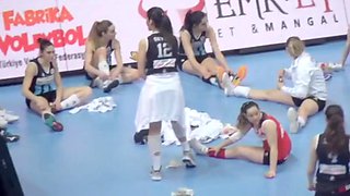Turkish volleyball girls damla cakiroglu hale kantarciogu