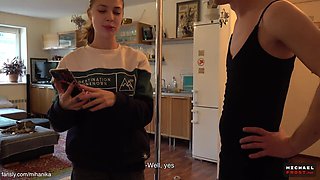 I Shoot a Challenge on Tik-tok with My Step Brother