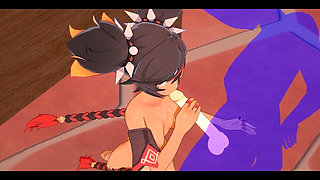 Genshin Impact Hentai - Xinyan Hardsex - Japanese Asian Manga Anime Film Game Porn