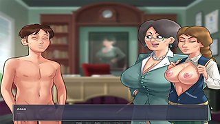 Steamy new animated flick in Summertime Saga featuring Hotbhabi