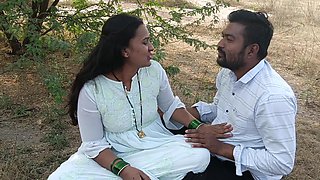 Desi Indian Marathi Kavita Bhabhi Cheat in Jungle with Husband's Friend