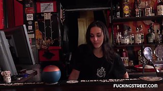 Hardcore Sex In A Bar With A Beautiful Waitress