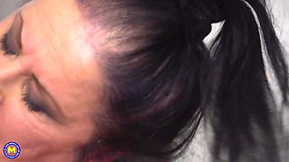 Curvy German Grandma With Big Tits Having Sex With A Young Man - MatureNl