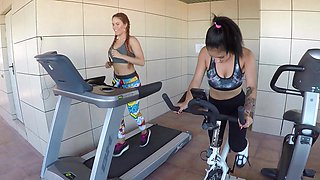 Natural tits bounce while being fucked in missionary position