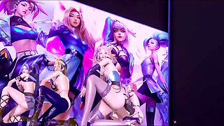 3d animated League of Legends characters strip for their fans