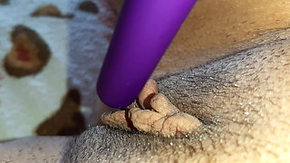 My Pussy Is Dripping and My Swollen Clit Is Shaking From an Intense Orgasm From the Vibrator