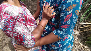 Step Sisters Enjoying Outdoor Hot Romance