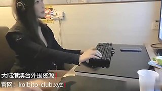 Chinese beautys top pink pussy sticks out and gets penetrated without a condom: Big Tits, Blowjob  Babe Porn