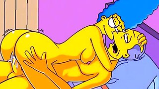 Marge Simpson lusty cheating wife