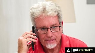 Katie Kush Fucks Stepdad Hard to Make Him Jealous - Teen Slut Takes Big Cock