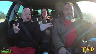 Bruno Different Fucks Busty Latina Pornstar Elisa Sanches in Hot Car Ride