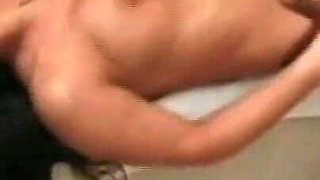 Young Busty Girl with Hairy Pussy Fucked and Cummed in Mouth by Monster Black Cock