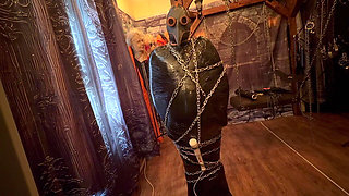 Part 1:- Domina Satana & Bag Man Pallets Wrap and Chains.